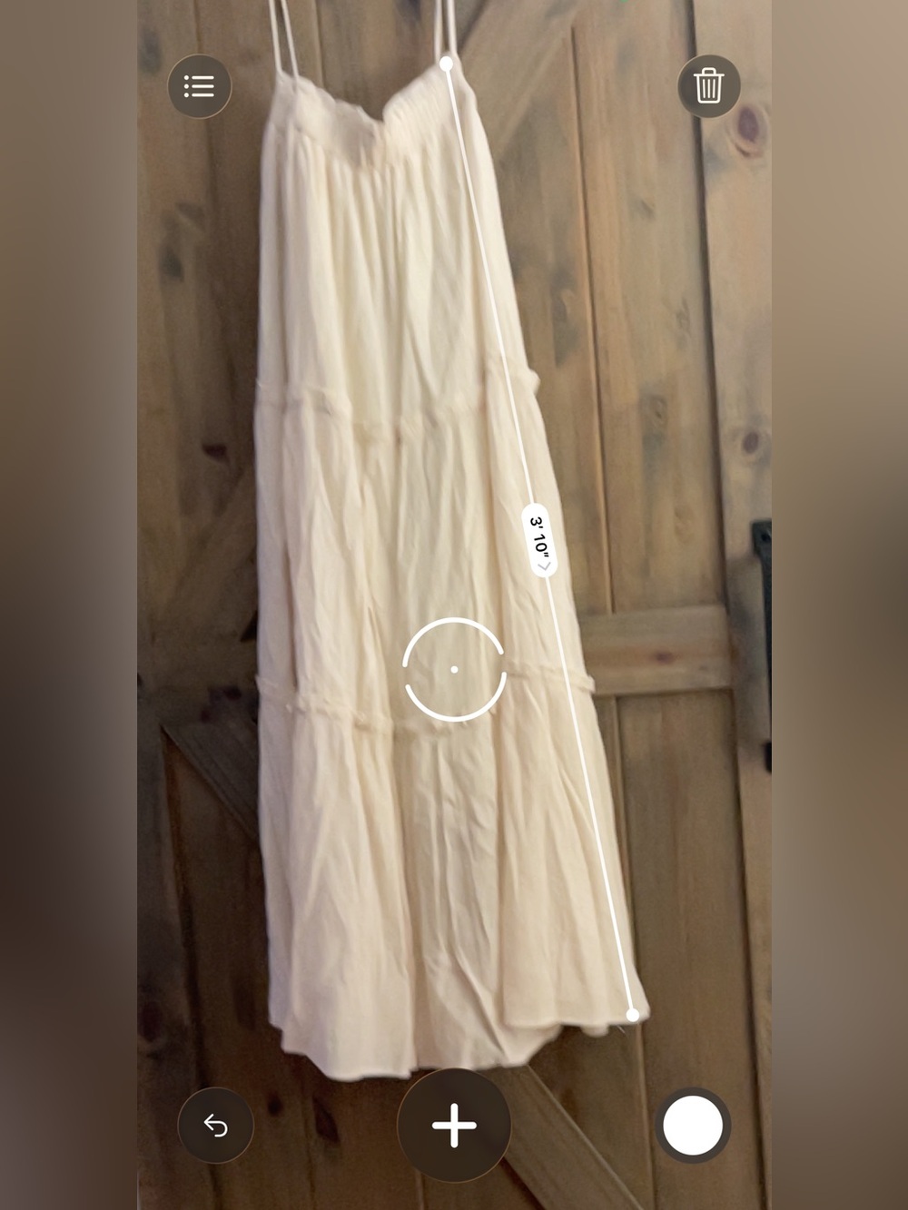 Women's Cream Tie-Shoulder Maxi Dress - Cream - Picture 2 of 3